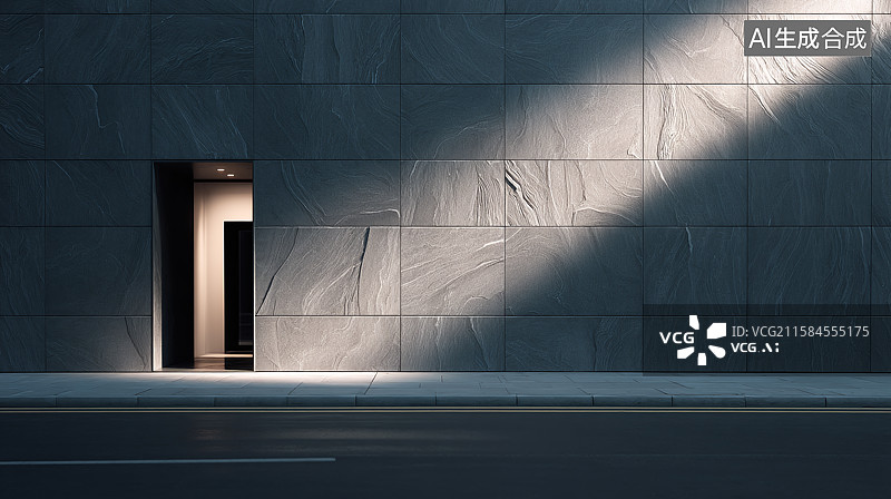 【AI数字艺术】现代建筑与城市街道图片素材