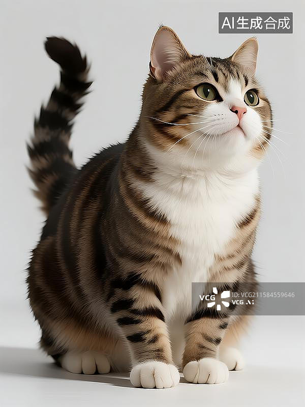 【AI数字艺术】卡通猫咪英短美短图片素材