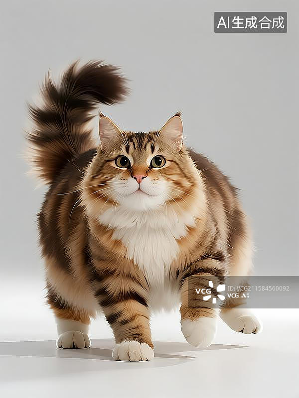 【AI数字艺术】卡通猫咪图片素材