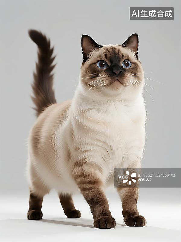 【AI数字艺术】卡通猫咪图片素材