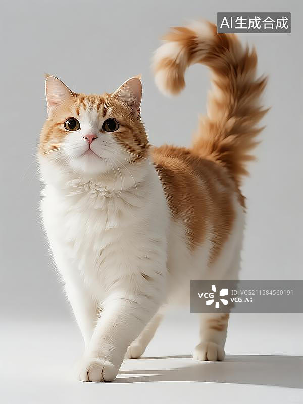 【AI数字艺术】卡通猫咪橘猫起司猫图片素材