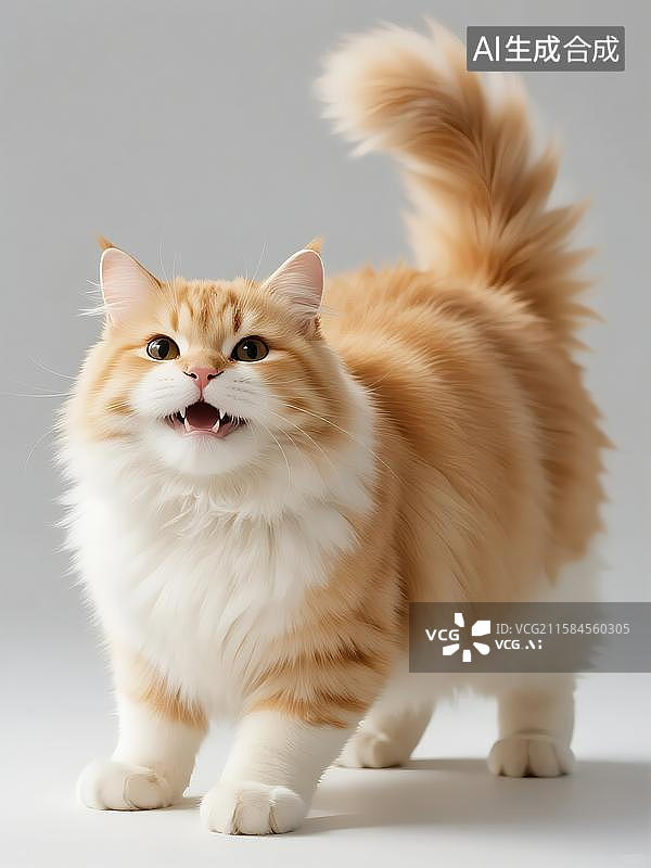 【AI数字艺术】卡通猫咪橘猫起司猫图片素材