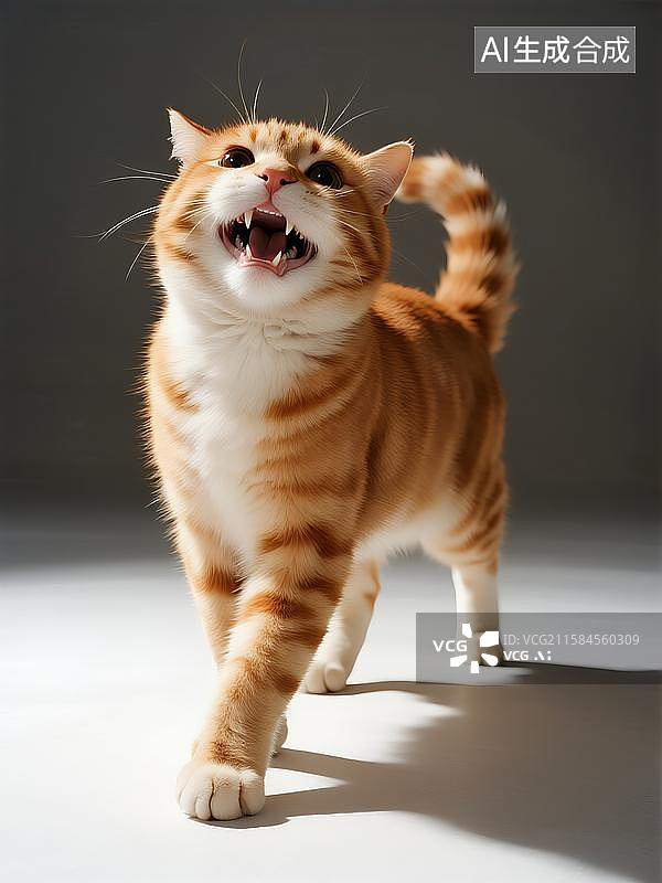 【AI数字艺术】卡通猫咪橘猫起司猫图片素材