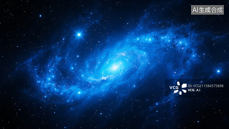 【AI数字艺术】宇宙星云 长曝光天文摄影 哈勃望远镜 哈勃色合成 神秘深空 永恒之美图片素材