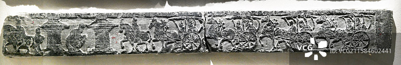 江苏徐州汉画像石艺术馆藏‌现实社会生活主题的画像石图片素材