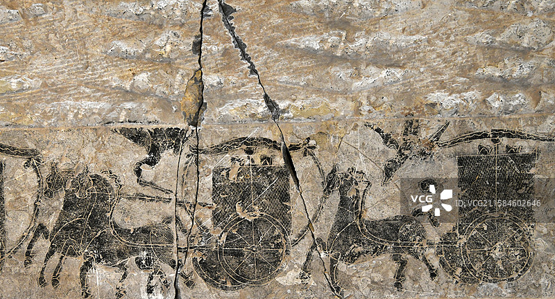 江苏徐州汉画像石艺术馆藏‌现实社会生活主题的画像石图片素材