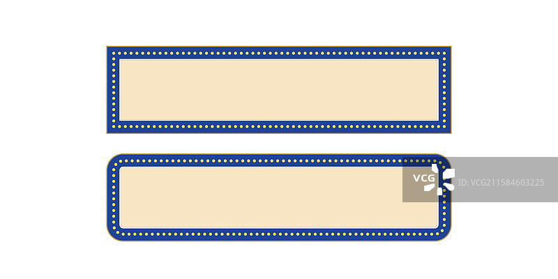 复古风标题框图片素材