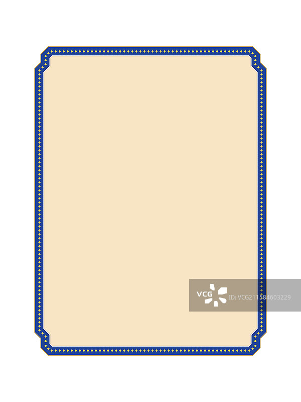 复古风标题框图片素材