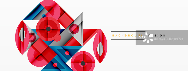 动态几何构图，带有锐利的角度图片素材