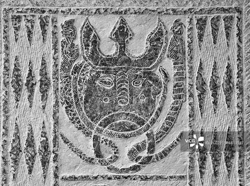 江苏徐州汉画像石艺术馆藏神话传说类画像石图片素材