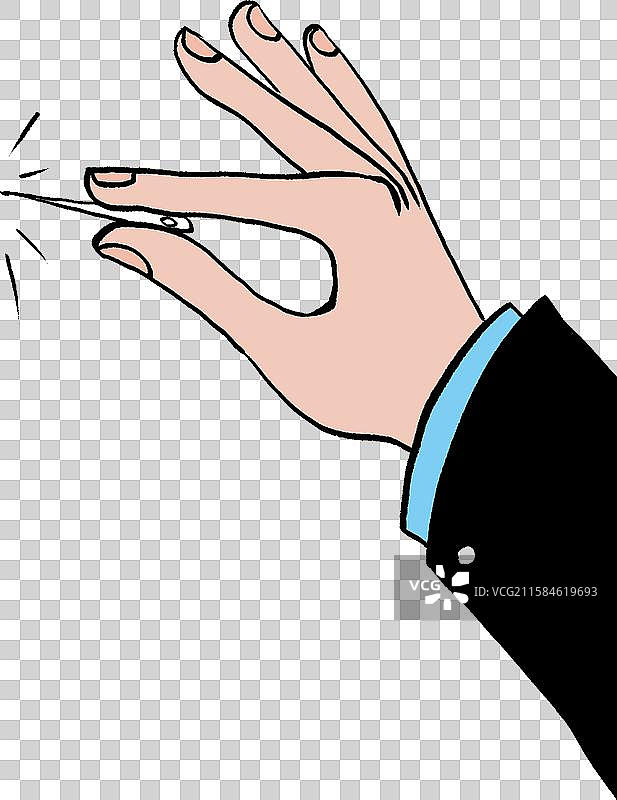 元素：手的各种动作图片素材