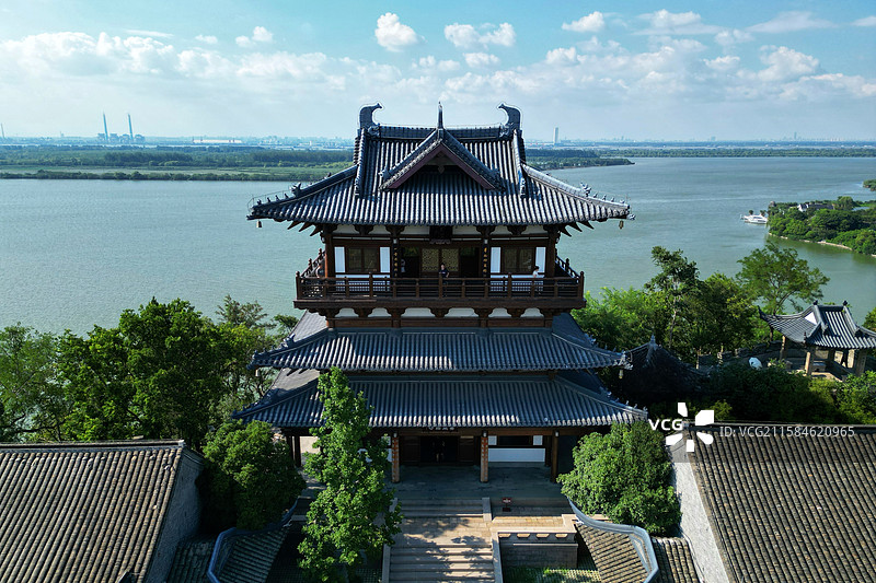 镇江北固山公园 北固楼图片素材