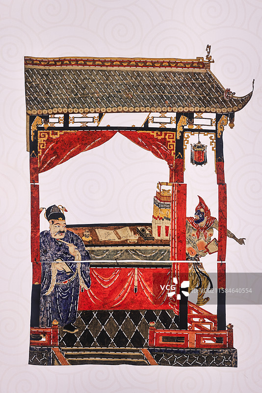 皮影戏故事冥王殿图片素材