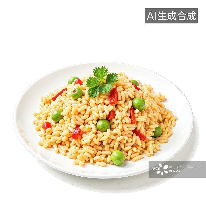 【AI数字艺术】一碗香喷喷的扬州炒饭图片素材