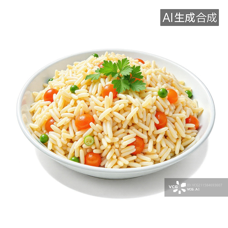 【AI数字艺术】一碗香喷喷的扬州炒饭图片素材