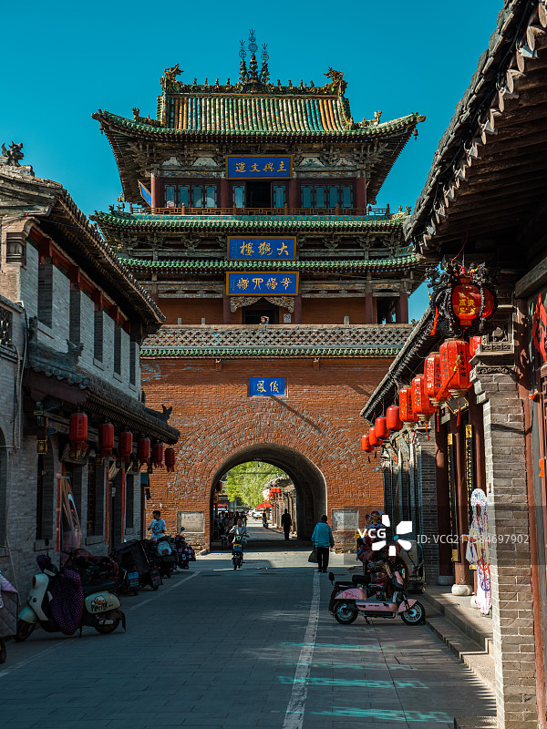 山西太谷古城图片素材