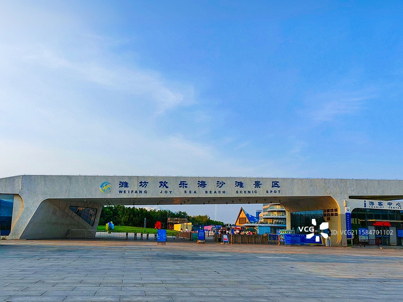 潍坊欢乐海沙滩景区图片素材