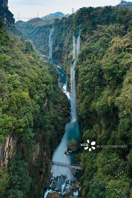 贵州兴义马岭河峡谷图片素材