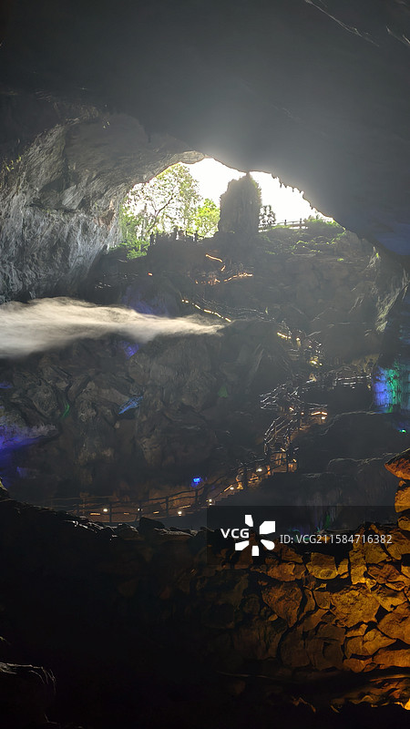 连州地下河风光图片素材