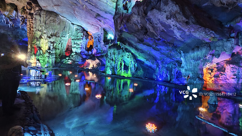 连州地下河风光图片素材