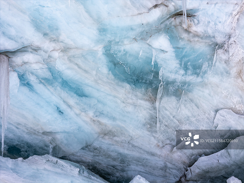玻利维亚 拉巴斯 Glaciar Ventanani 冰川图片素材