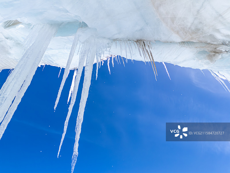 玻利维亚 拉巴斯 Glaciar Ventanani 冰川图片素材
