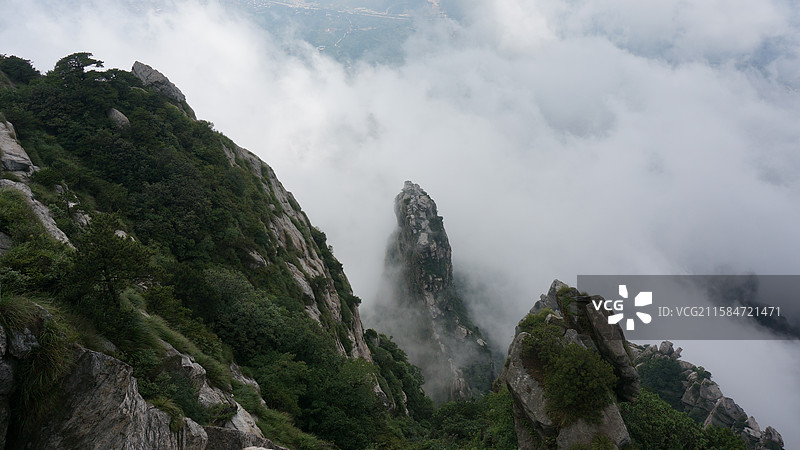 江西省九江市庐山风景区：五老峰图片素材