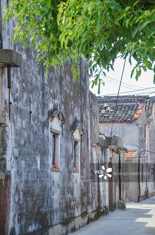 宁波镇海清水湖村；中国乡村；特色乡村图片素材