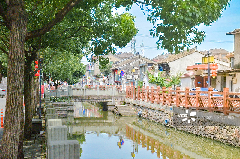 宁波镇海清水湖村；中国乡村；特色乡村图片素材