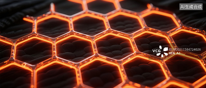 【AI数字艺术】石墨烯发热面料微观结构蓄热概念图片素材