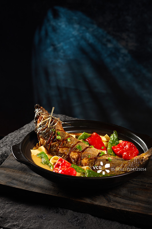 红烧稻香鱼图片素材