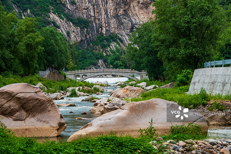野三坡龙门天关景区—摩崖石刻风光图片素材