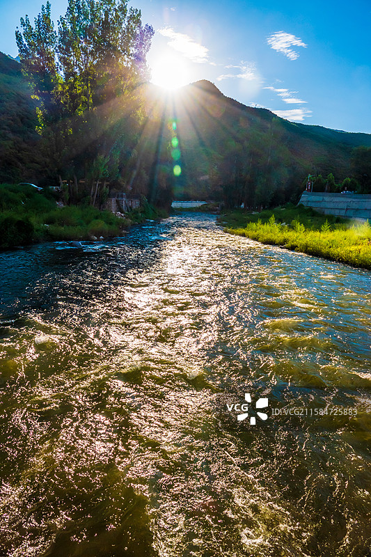 野三坡龙门天关景区—摩崖石刻风光图片素材