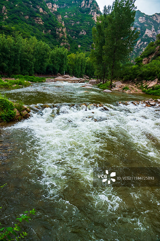 野三坡龙门天关景区—摩崖石刻风光图片素材