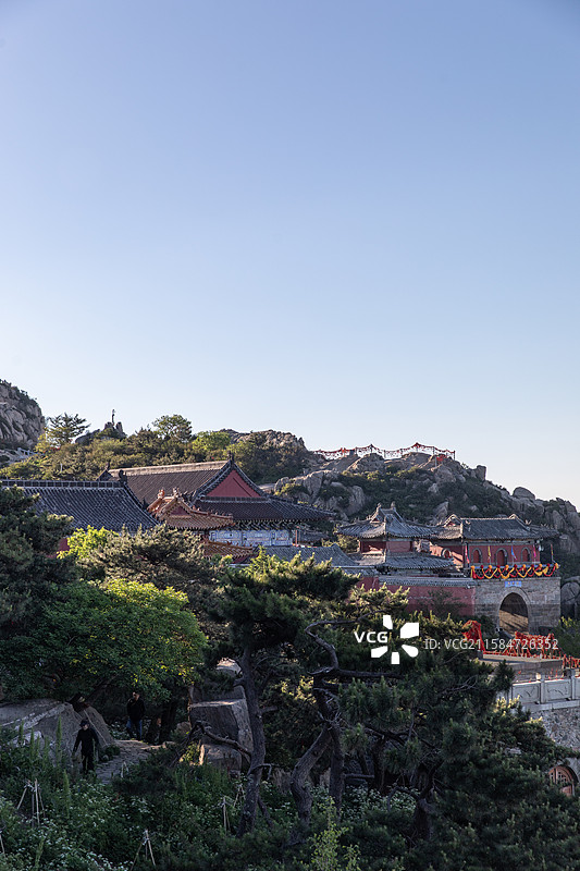 泰山碧霞祠图片素材