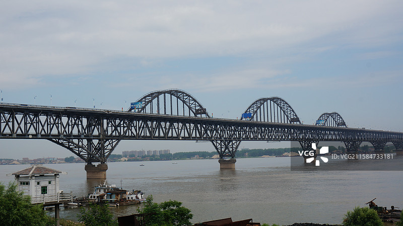 江西省九江市九江长江大桥图片素材