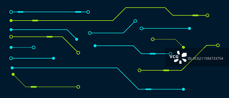 印刷电路板抽象未来电路图片素材