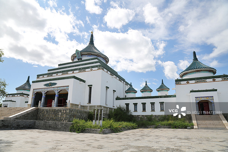 成吉思汗庙 内蒙古兴安盟 乌兰浩特图片素材