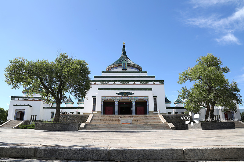 成吉思汗庙 内蒙古 乌兰浩特图片素材