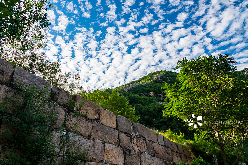 野三坡龙门天关景区—关隘，明长城遗址图片素材