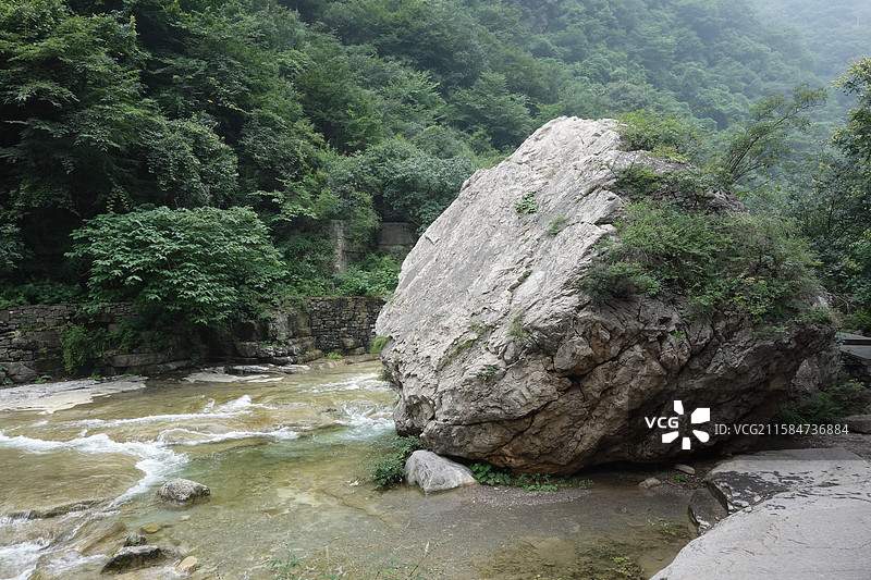 河南省焦作市修武县云台山：泉瀑峡图片素材