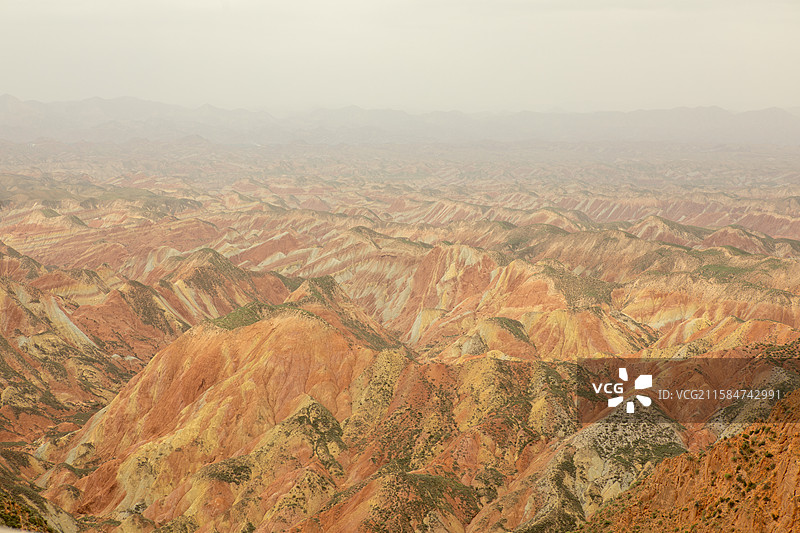 兰州水墨丹霞图片素材