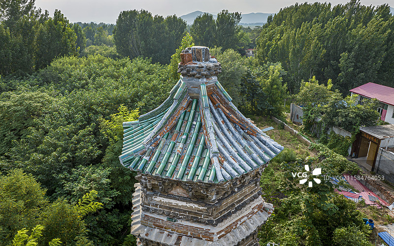 河北省保定市顺平县腰山镇伍侯塔图片素材