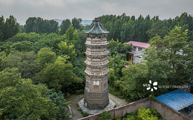 河北省保定市顺平县腰山镇伍侯塔图片素材
