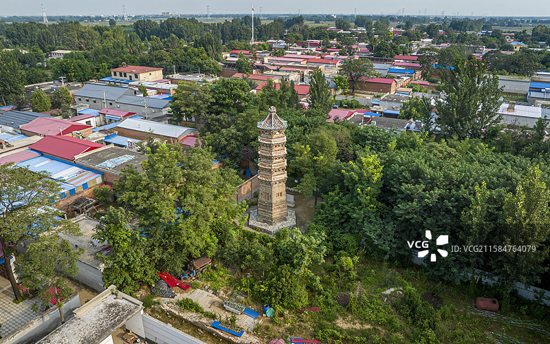 河北省保定市顺平县腰山镇伍侯塔图片素材