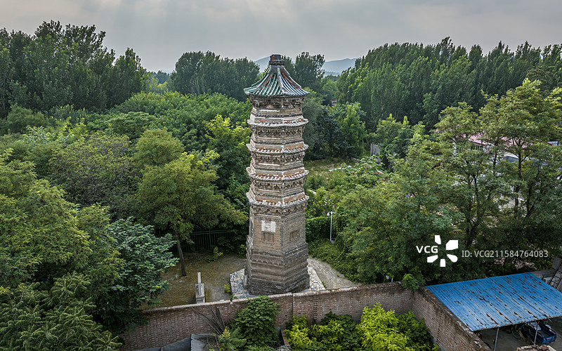 河北省保定市顺平县腰山镇伍侯塔图片素材