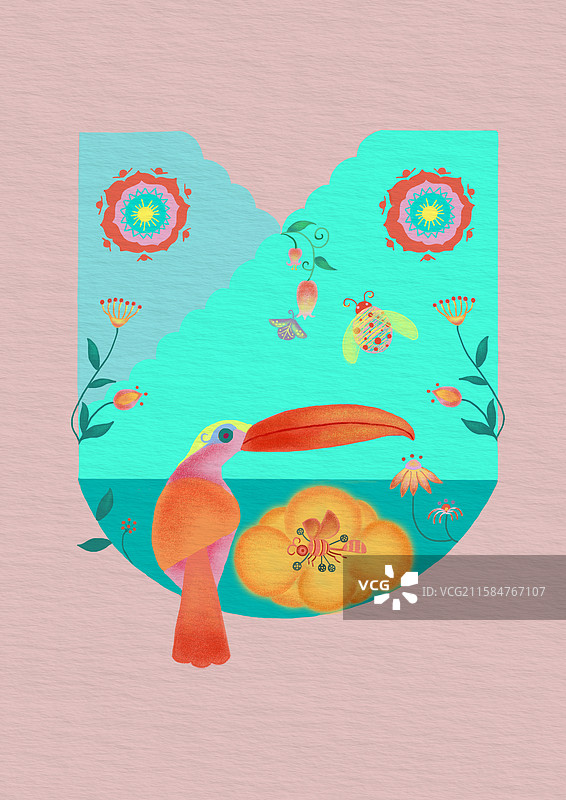 埃及装饰画原创插画设计图片素材