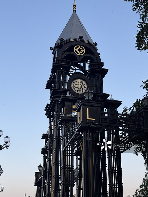 呼伦贝尔中央大桥图片素材