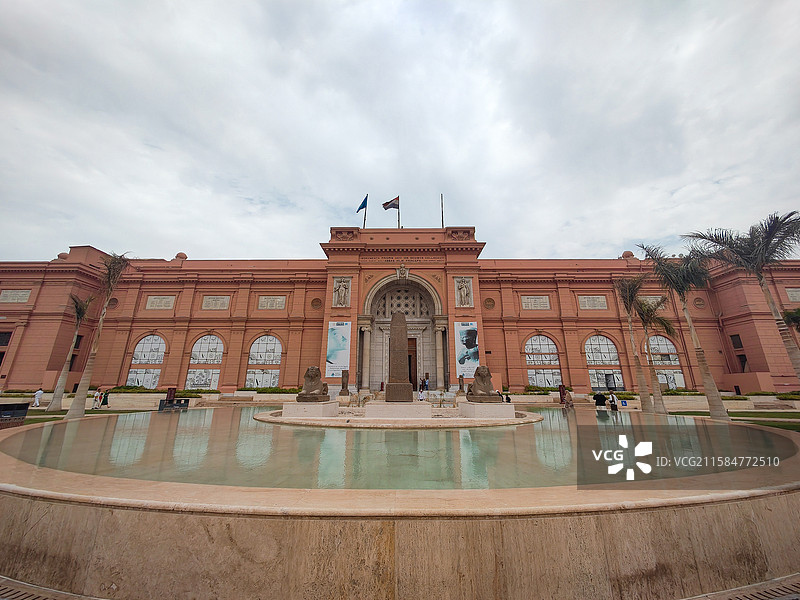 埃及国家博物馆正门图片素材