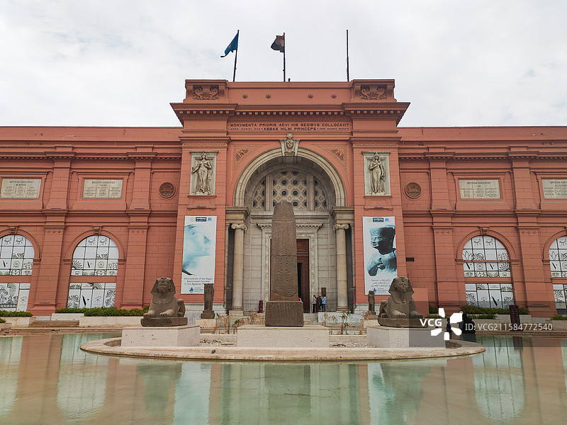 埃及国家博物馆正门图片素材